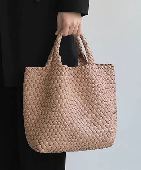 braided big tote bag / 9color　hm1926