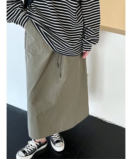 utility midi skirt / 3color　hm2068