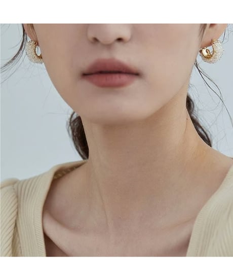 pearl hoop pierce　hm2378