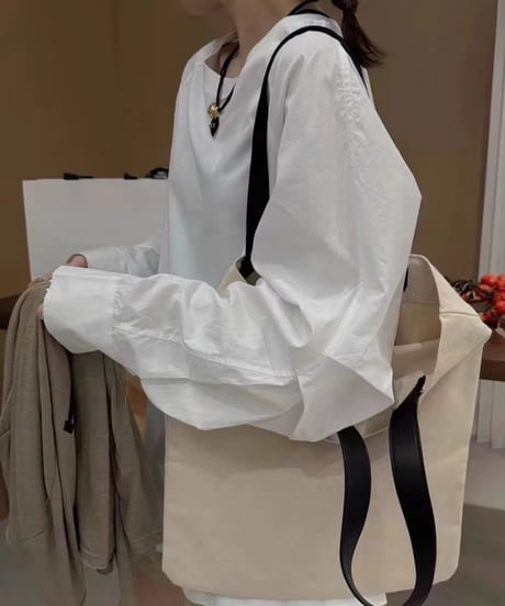 tucked sleeve pullover / 2color　hm2024