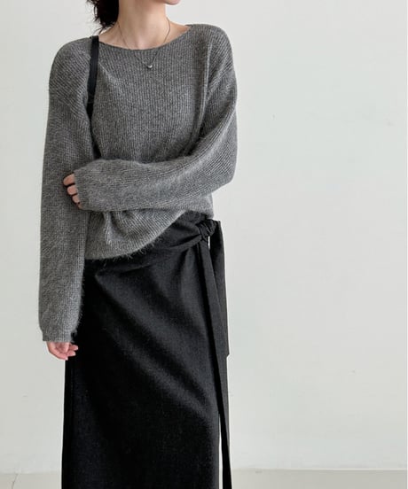soft knit top / 4color　hm2763