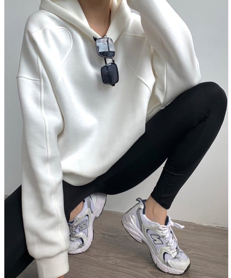 classic oversized hoodie / 4color　hm2783