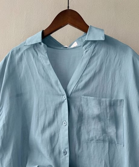 linen casual shirt / 2color　hm2288