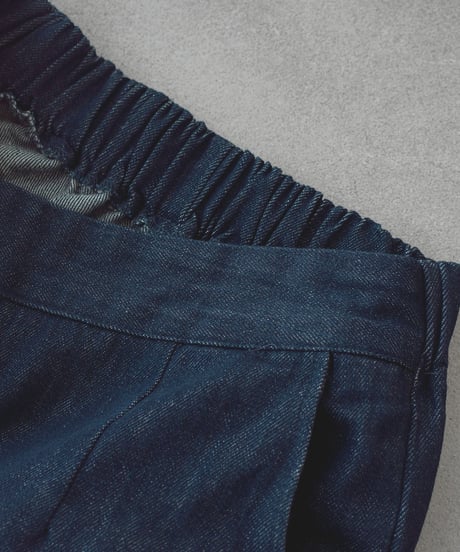 denim gaucho pants　hm1378