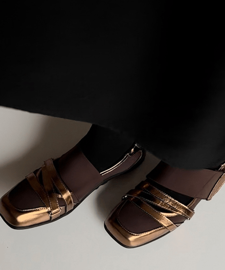 square mary shoes / 3color　hm2734