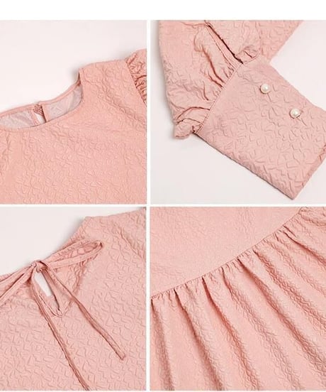 a-line tunic blouse / 4color　hm2588