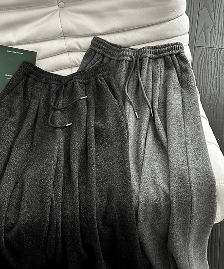 wide leg sweat pants / 2color　hm2738