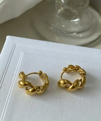 crowdy ring pierce / 2color　hm1556
