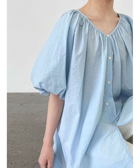 back ribbon blouse / 3color　hm2404