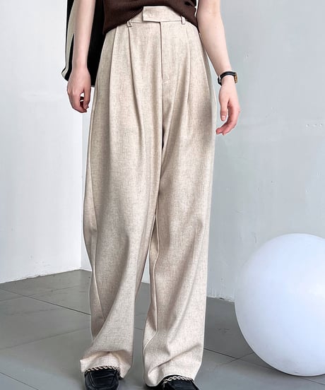 relaxed wide pants / 3color　hm2069