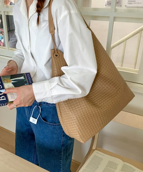 woven shoulder bag / 5color　hm2751
