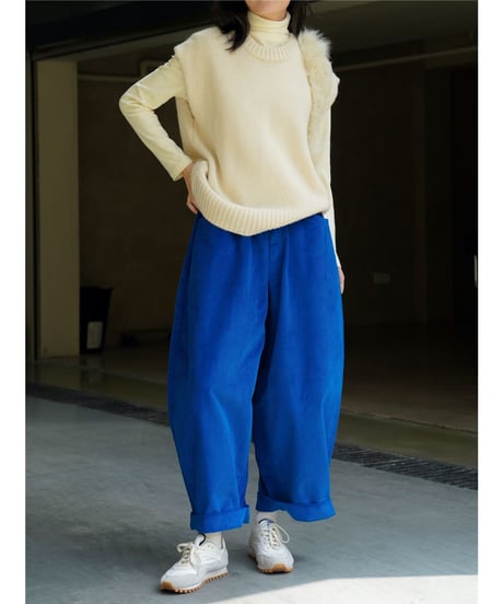 corduroy balloon pants / 3color　hm2736