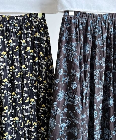 bloom maxi skirt / 2color　hm2229