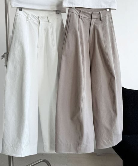 cocoon wide pants / 2color　hm2319