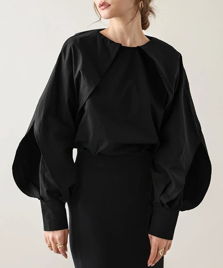 cotton petal blouse / 4color　hm1438