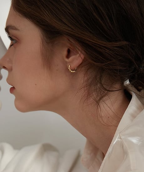 minimal hoop pierce / 2color　hm2376