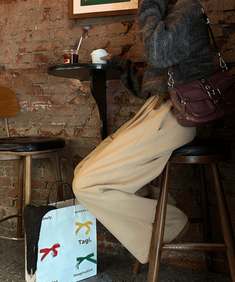 wide tuck pants / 2color　hm1128
