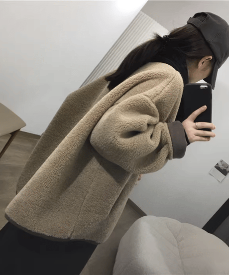 reversible boa blouson / 3color　hm2715