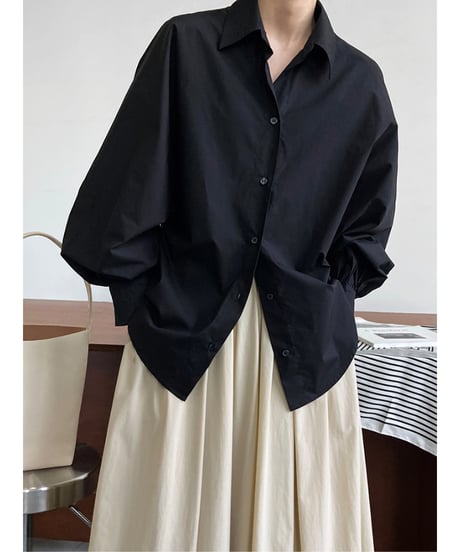 volume sleeve blouse / 4color　hm2044