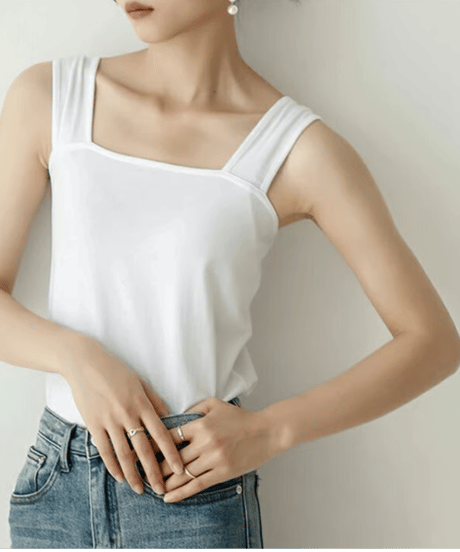 square neck tank / 11color　hm2951