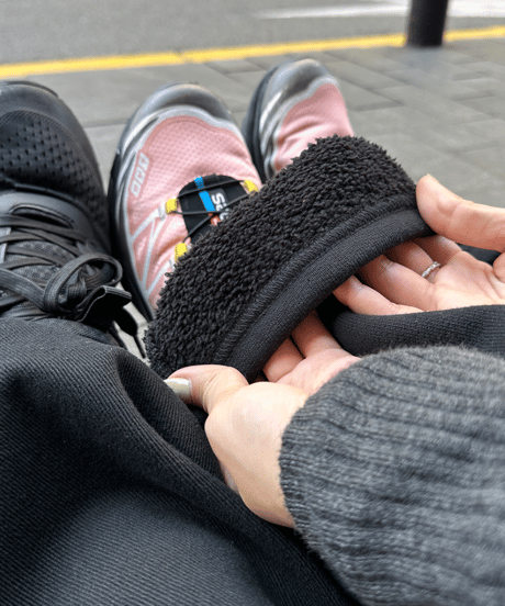 back boa sweat pants / 2color　hm1127
