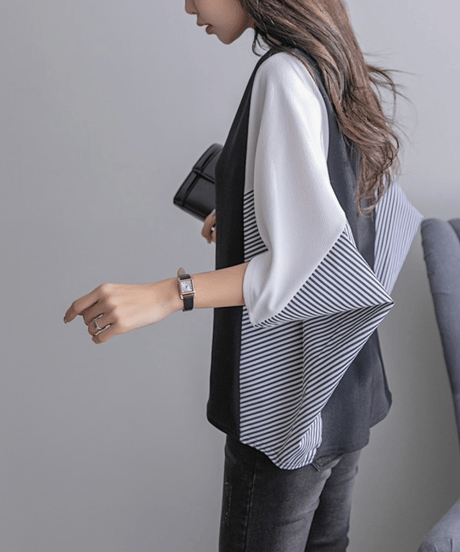 color block top / 7color　hm2971