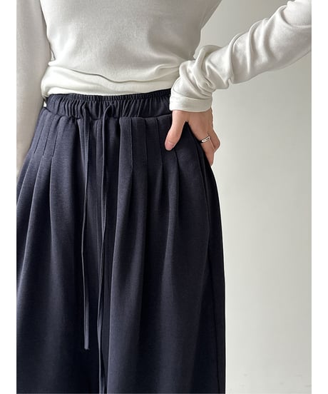 wide leg sweatpants / 4color　hm2727