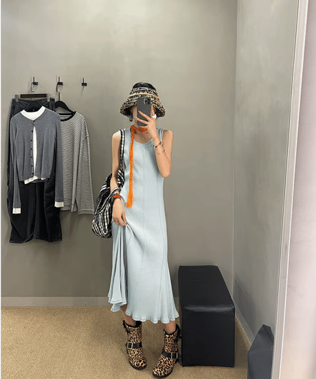 tulip hem dress / 2color　hm2390