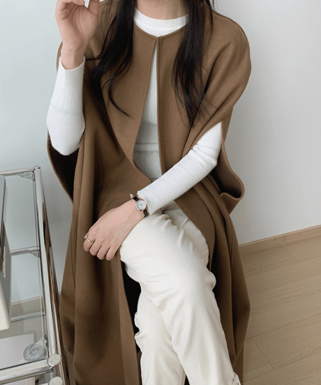 elegant cape coat / 3color　hm2591