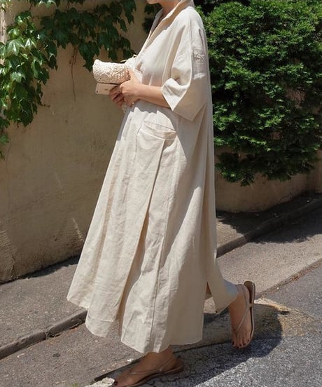 linen skipper op / 4color　hm1483