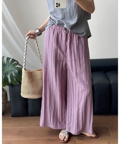 wide flare pants / 3color　hm2406