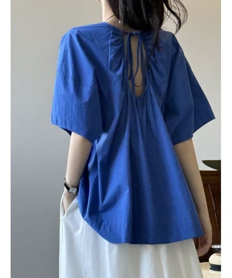 back open blouse / 2color　hm2296
