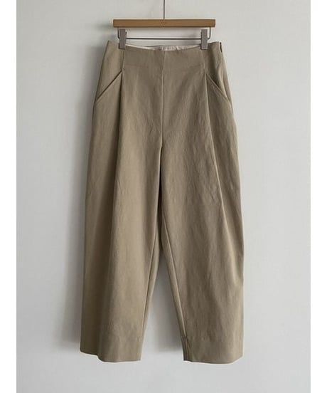 cropped tuck pants / 4color　hm2271