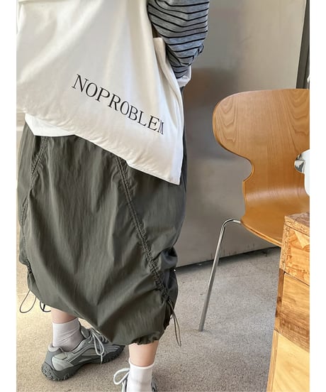 utility cargo skirt / 2color　hm2073