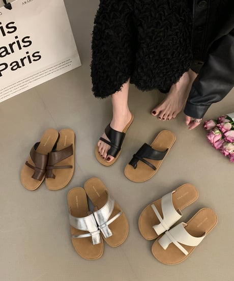 samfold flat sandal / 5color　hm1542