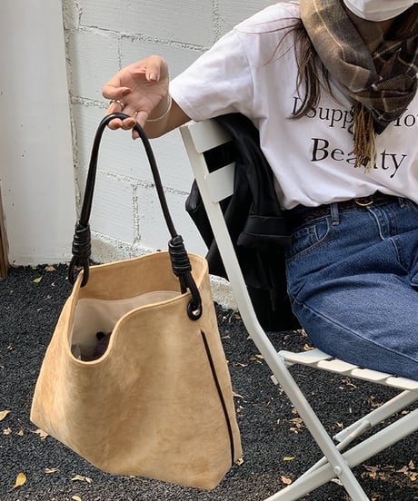suede-like 2way bag　hm1403