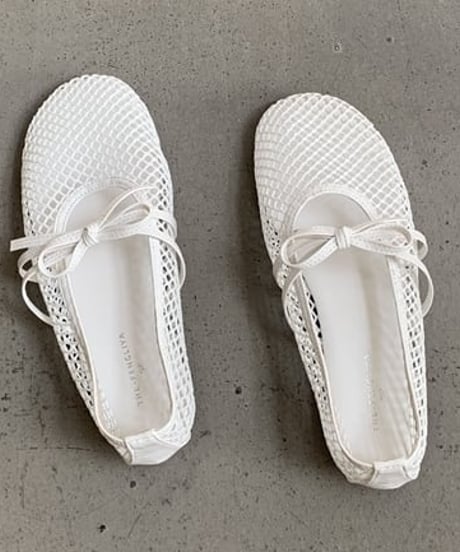 mesh ballerina shoes / 3color　hm2256