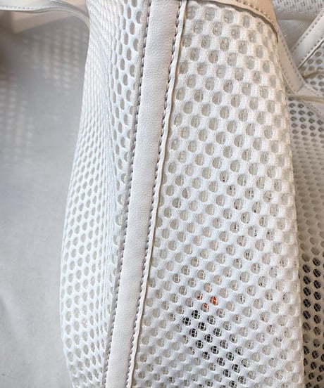 mesh open tote bag / 2color　hm1571