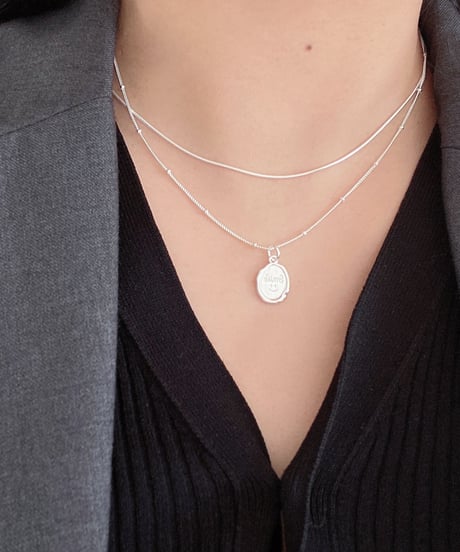 snake chain necklace / 2color　hm2018