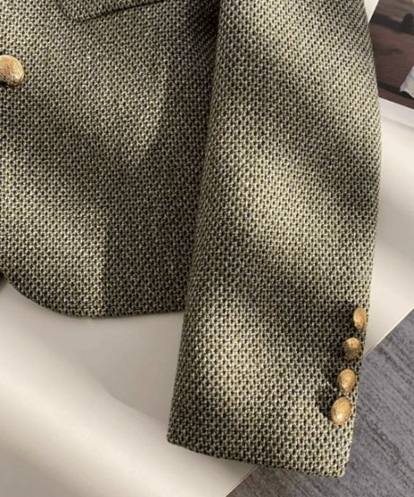 classical tweed jacket　hm2544