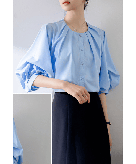 balloon sleeve blouse / 3color　hm1680