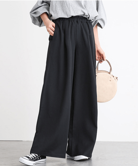 tuck wide pants / 5color　hm2974