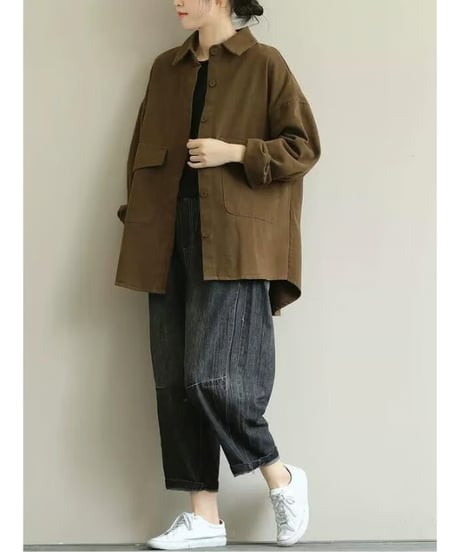 plus size jacket / 2color　hm2503