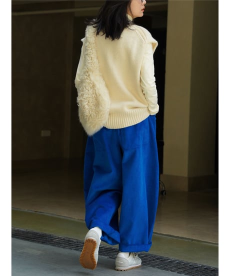 corduroy balloon pants / 3color　hm2736
