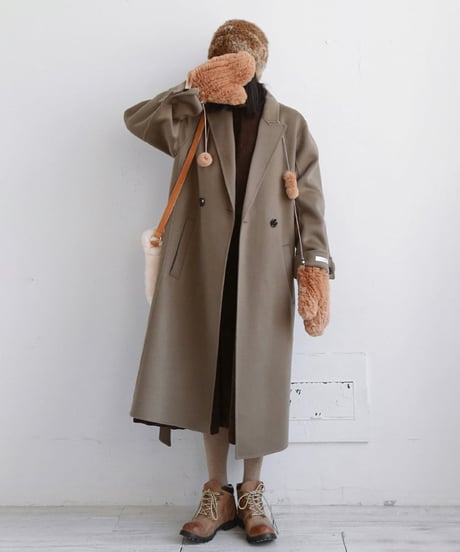 loose silhouette coat / 3color　hm1802