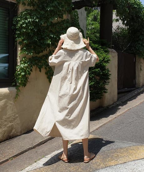 linen skipper op / 4color　hm1483