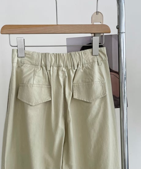 tuck wide pants / 2color　hm1602