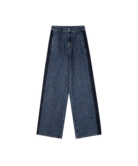 side line denim pants　hm2589