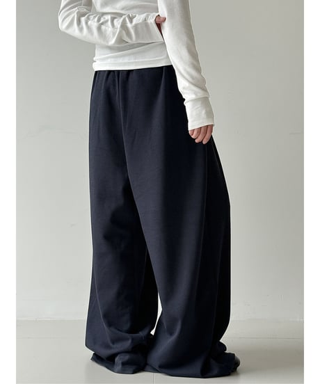 wide leg sweatpants / 4color　hm2727