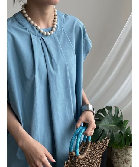relax tuck blouse / 3color　hm2400